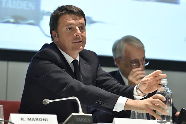 Renzi parla alla conferenza Italia-America Latina, che si è tenuta a Milano, in ambito Expo