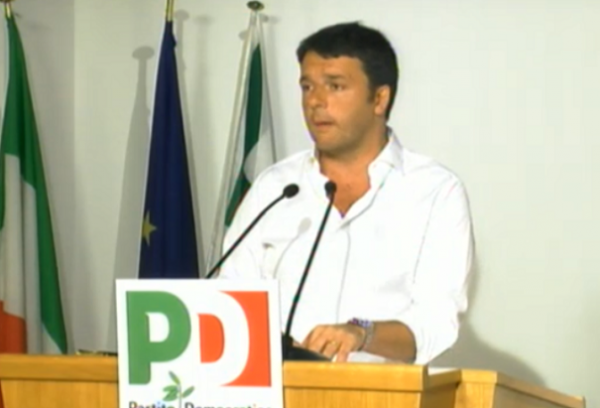 Matteo Renzi in direzione Pd