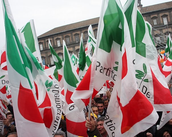 bandiere del partito democratico