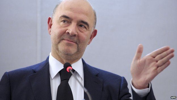 Il commissario Ue Pierre Moscovici