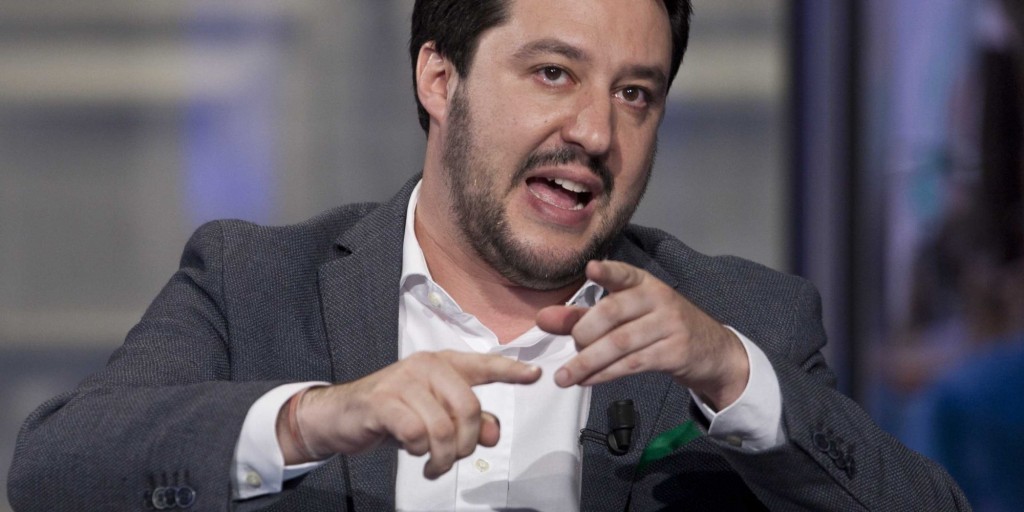 Il segretario della Lega Matteo Salvini