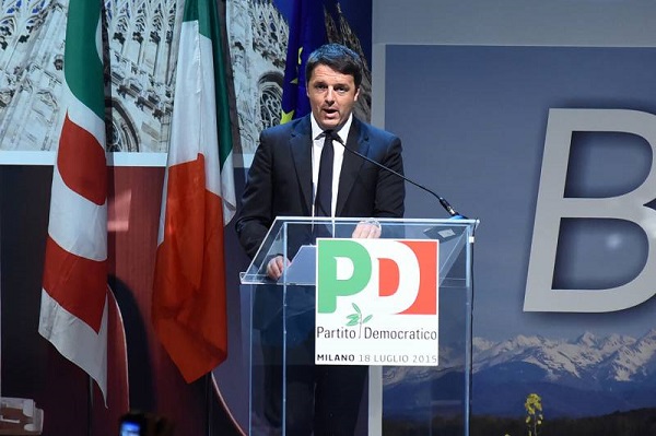 segretario pd matteo renzi