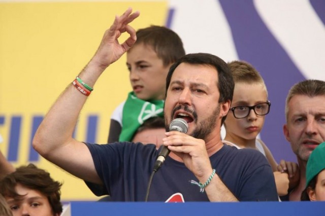 Matteo Salvini leader della Lega Nord