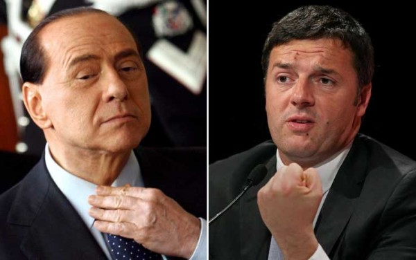 legge elettorale - Silvio Berlusconi e Matteo Renzi