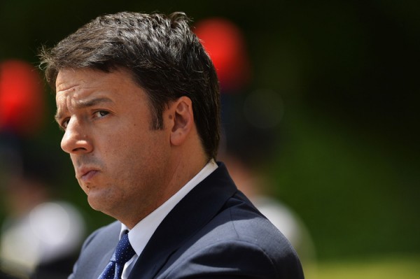 Il presidente del Consiglio Matteo Renzi