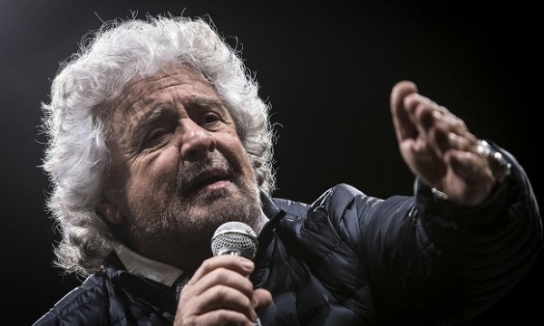 Fassino Beppe Grillo, leader del M5S