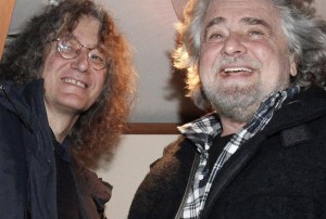 Beppe Grillo e Gianroberto Casaleggio
