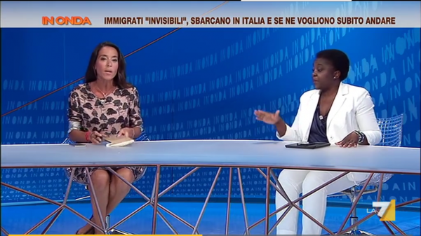 Cecile Kyenge e Licia Ronzulli scontro a In Onda