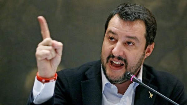 Il segretario della Lega Matteo Salvini