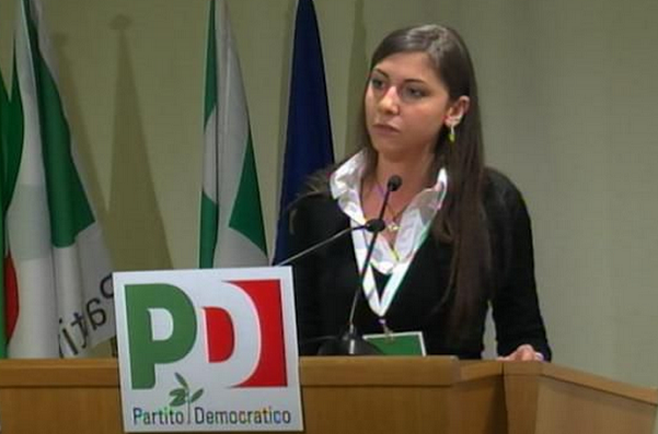 anna ascani durante un suo intervento nel corso della direzione nazionale del pd