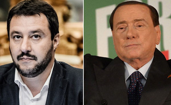 sondaggi elettorali, sondaggi politici elettorali a sinistra matteo salvini e affianco berlusconi entrambi saranno al blocca italia