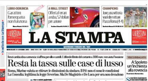 prime pagine, rassegna stampa,