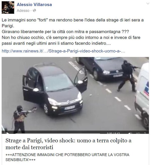 alessio villarosa, attentati parigi, bufale, m5s