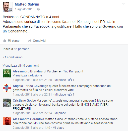 matteo salvini, silvio berlusconi, centrodestra