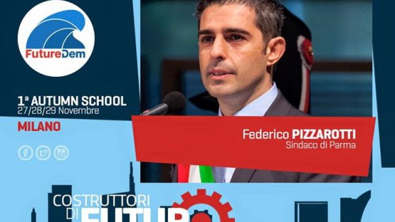 Pizzarotti sul manifesto di FutureDem