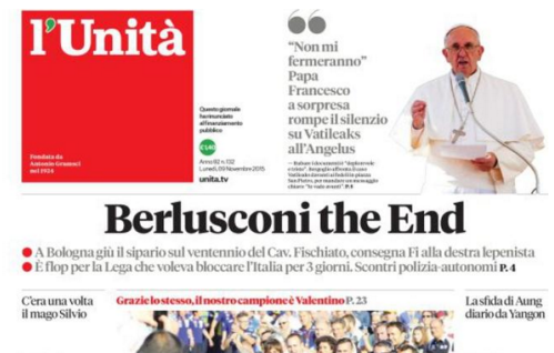 rassegna stampa, prime pagine, 9 novembre 2015