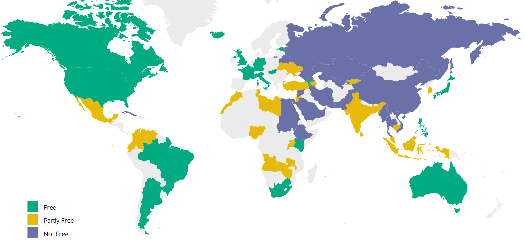 social media africa, africa libertà di internet, dittature africa, dati libertà d'espressione