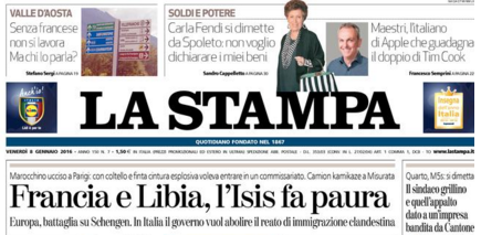 Rassegna stampa venerdì 8 gennaio 2016