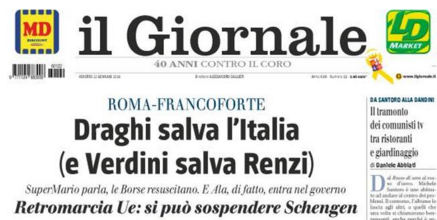 rassegna stampa, politica, 22 gennaio 2016