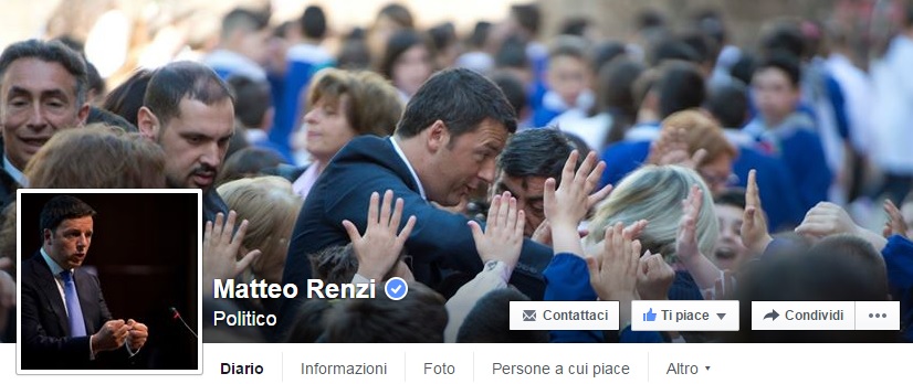 Matteo Renzi, social network