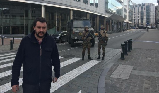 matteo salvini, attentati bruxelles