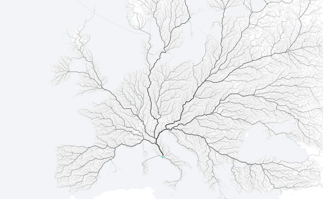 tutte le strade portano a roma, circolazione roma, strade roma