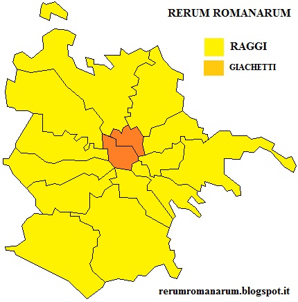 elezioni comunali roma risultati Mappa Municipi elezioni 2016