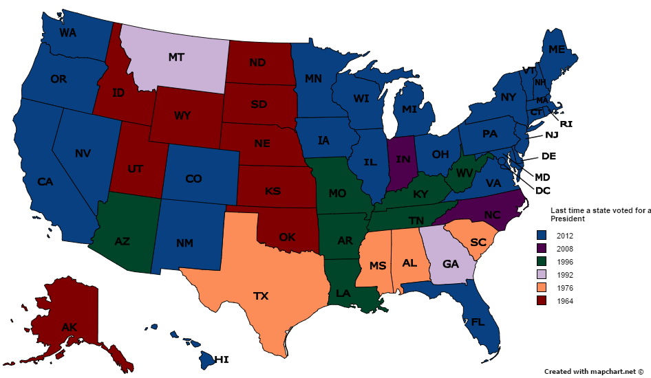 elezioni usa 2016 presidenziali stati democratici