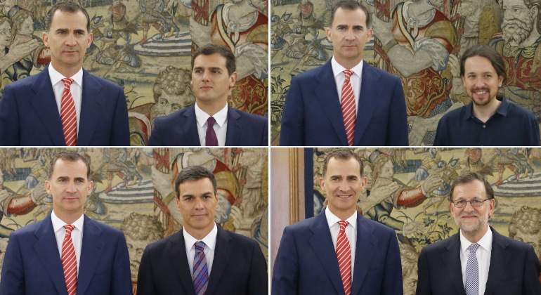 crisi, governo Spagna, Rajoy, Sánchez, Felipe VI, Iglesias, Rivera