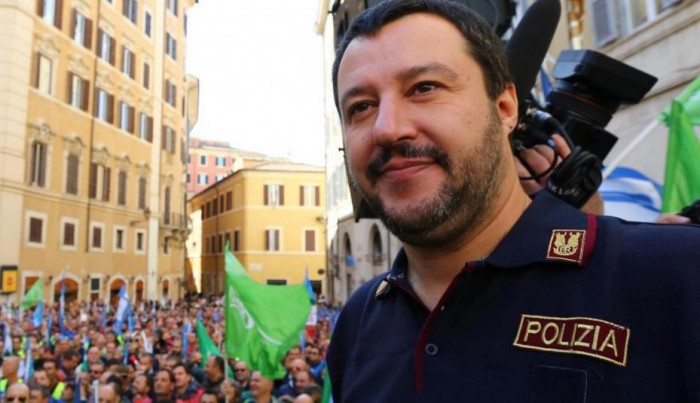 salvini, polizia