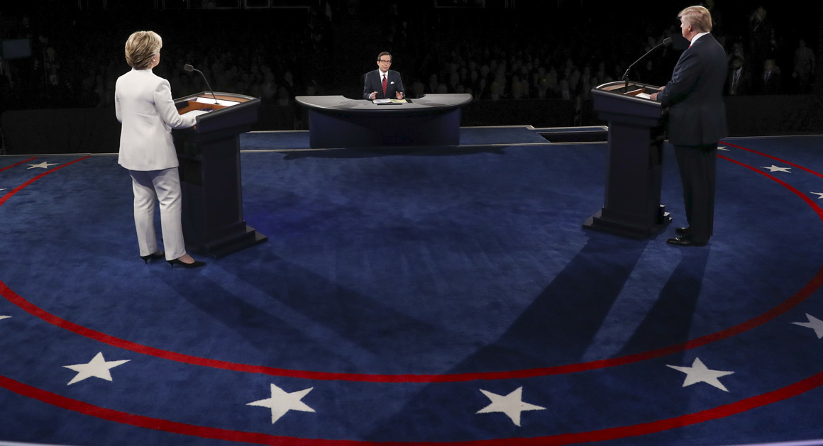 Terzo dibattito Usa 2016, Clinton e Trump