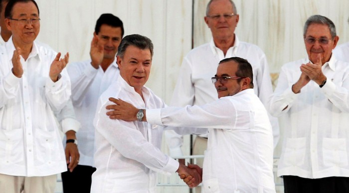 juan manuel santos, farc, colombia