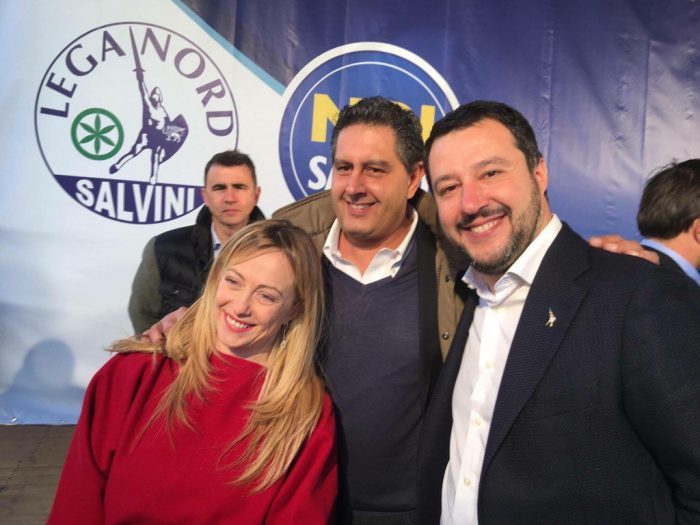 salvini, meloni, toti, centrodestra, sondaggi elettorali