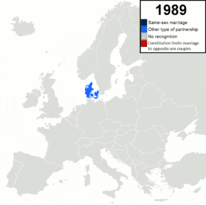 matrimoni gay, mappa colorata dell'Europa