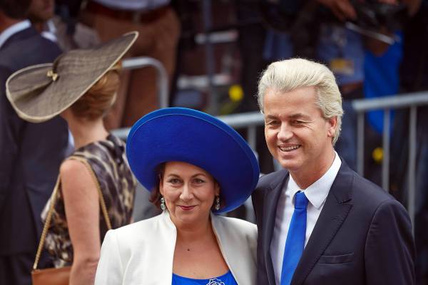 sondaggi elettorali olanda - Geert Wilders, leader dell'estrema destra PVV