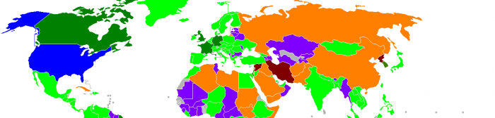 mappe del mondo