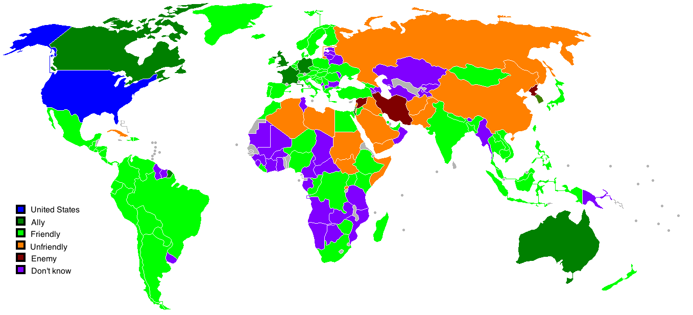 mappe interessanti, cartina del mondo colorata in verde, arancio, viola, rosso