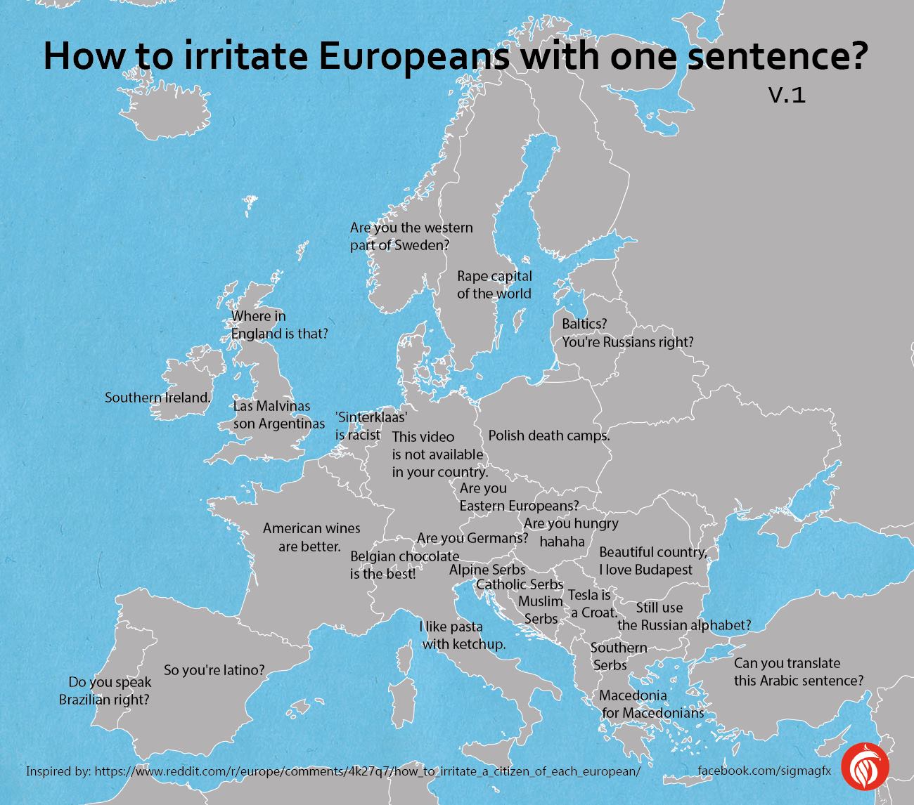 mappe irritanti