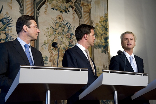 sondaggi elettorali olanda - il leader dell'estrema destra PVV Geert Wilders e il premier uscente dei Popolari VVD Mark Rutte