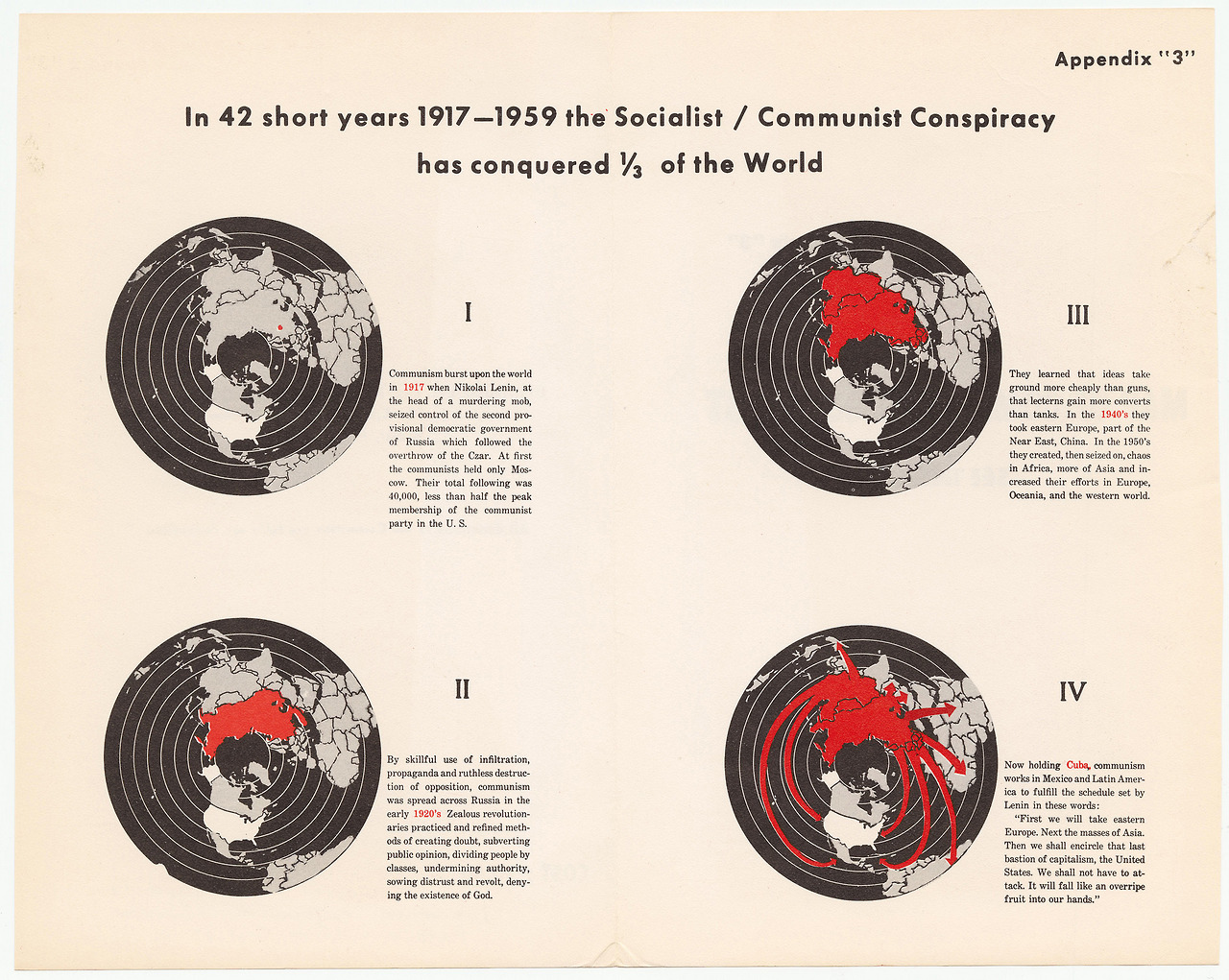 mappe cospirazione comunista