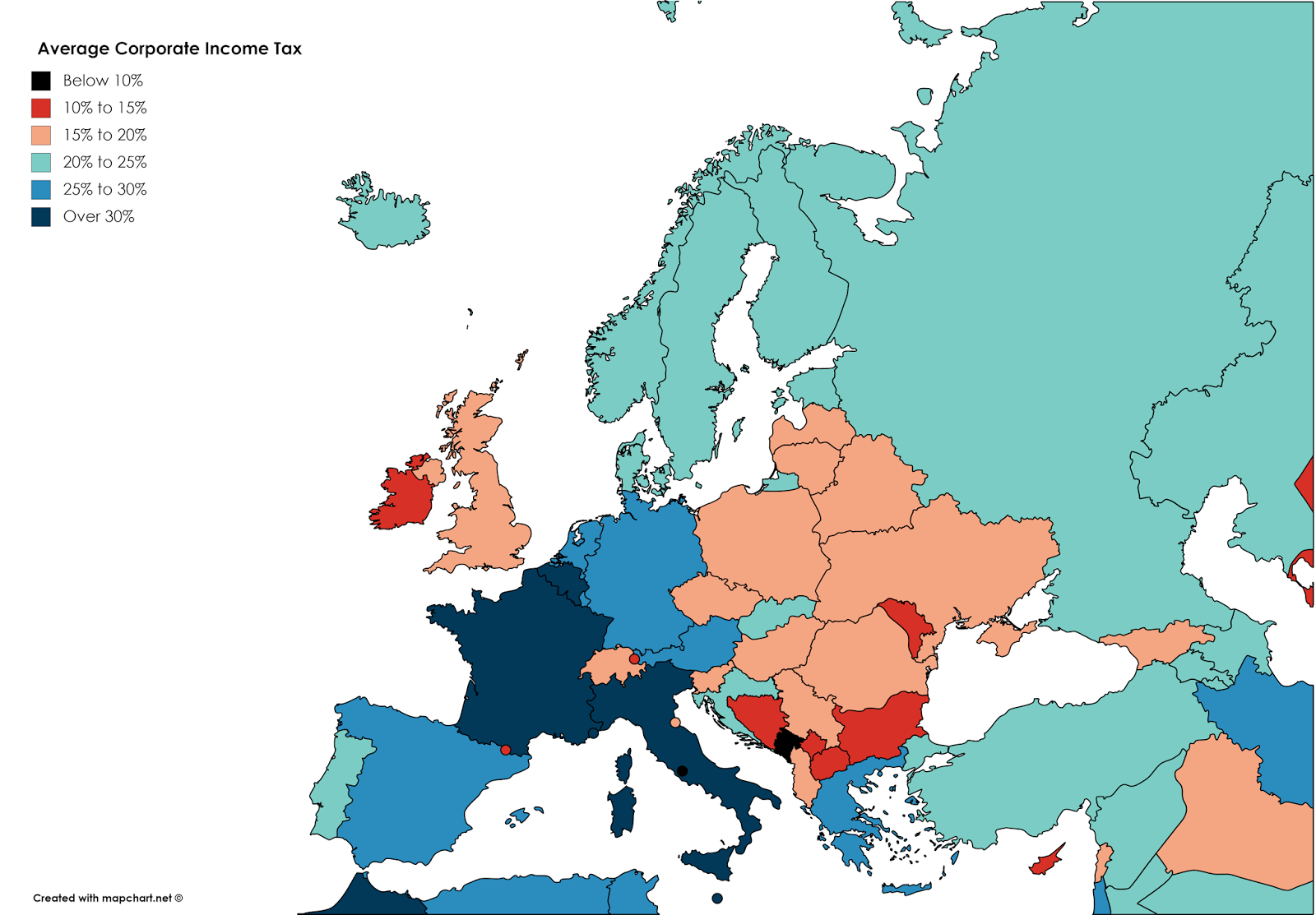 mappe, mappa europa in rosso e blu