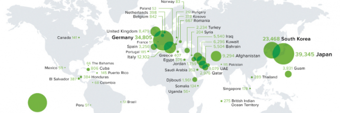 mappe, spese militari, usa, trump