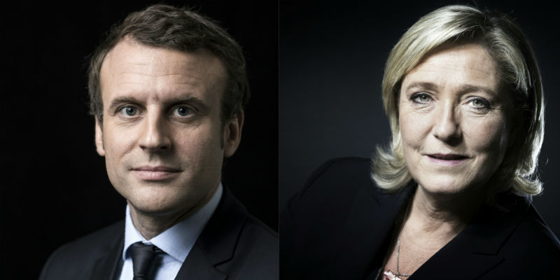 sondaggi elettorali, elezioni francia 2017, macron, le pen