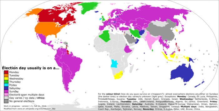 mappe, giorno elezioni