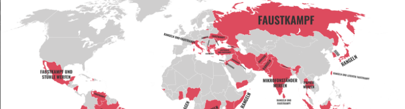 risse in parlamento, mappe
