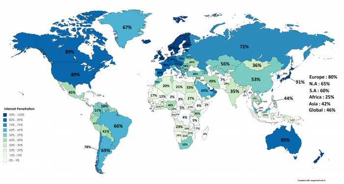 mappe internet connessioni personali