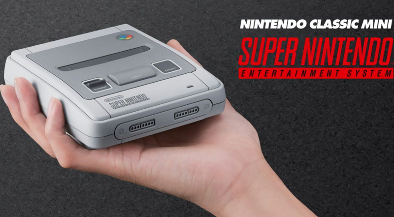 Nintendo SNES Classic Mini con 21 giochi