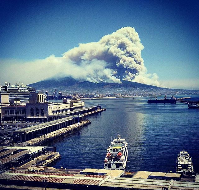 incendio vesuvio live