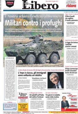 Prima pagina 5 luglio 2017: quotidiani e sportivi