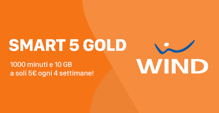 Offerte Wind Mobile: Smart 5 Gold, internet ricaricabile